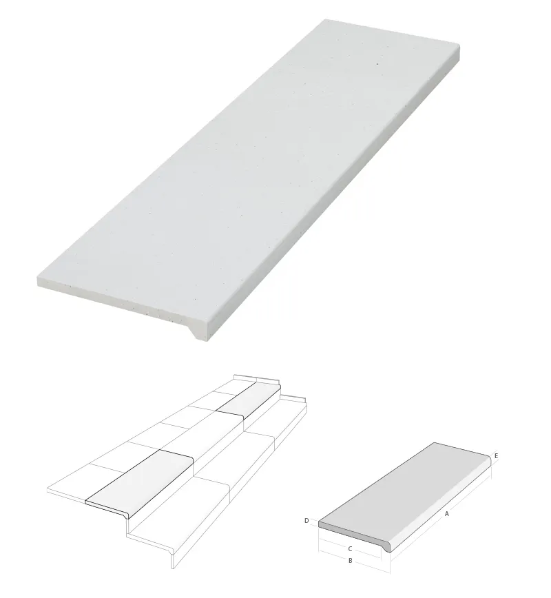 Double Sided End Piece gradomax - imer italia